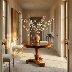 Biedermeier Walnut Table, Germany 1820