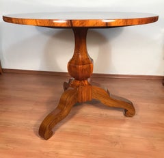 Biedermeier Walnut Table, Germany 1820