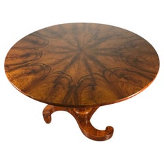 Biedermeier Walnut Table, Germany 1820