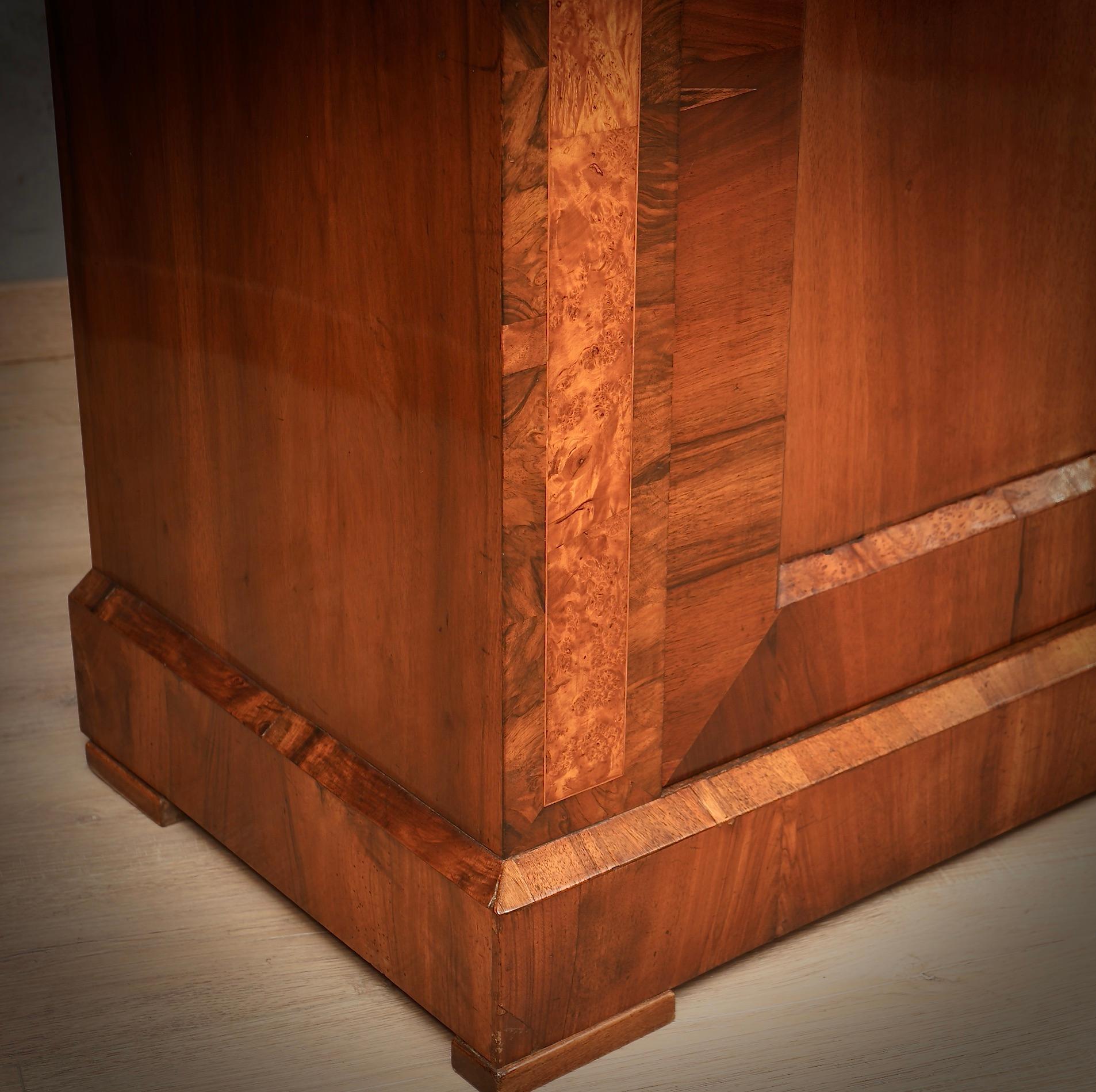 Biedermeier Walnut Wood Wardrobes and Armoires, 1840 2
