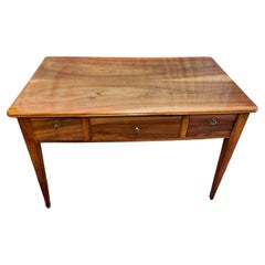 Biedermeier Walnut Writing Desk Table, South Germany circa 1825