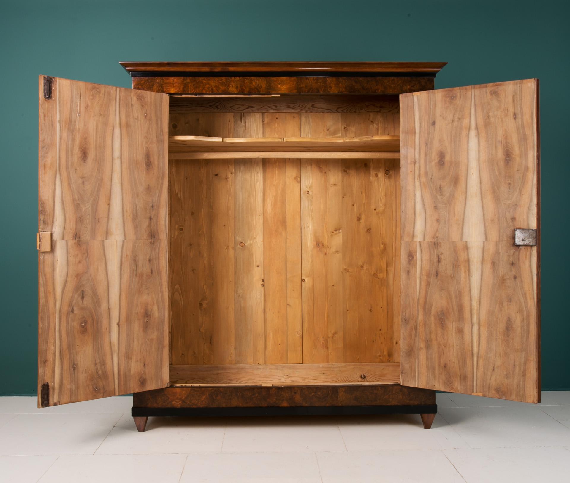 Biedermeier Wardrobe, Germany, 19th Century 4