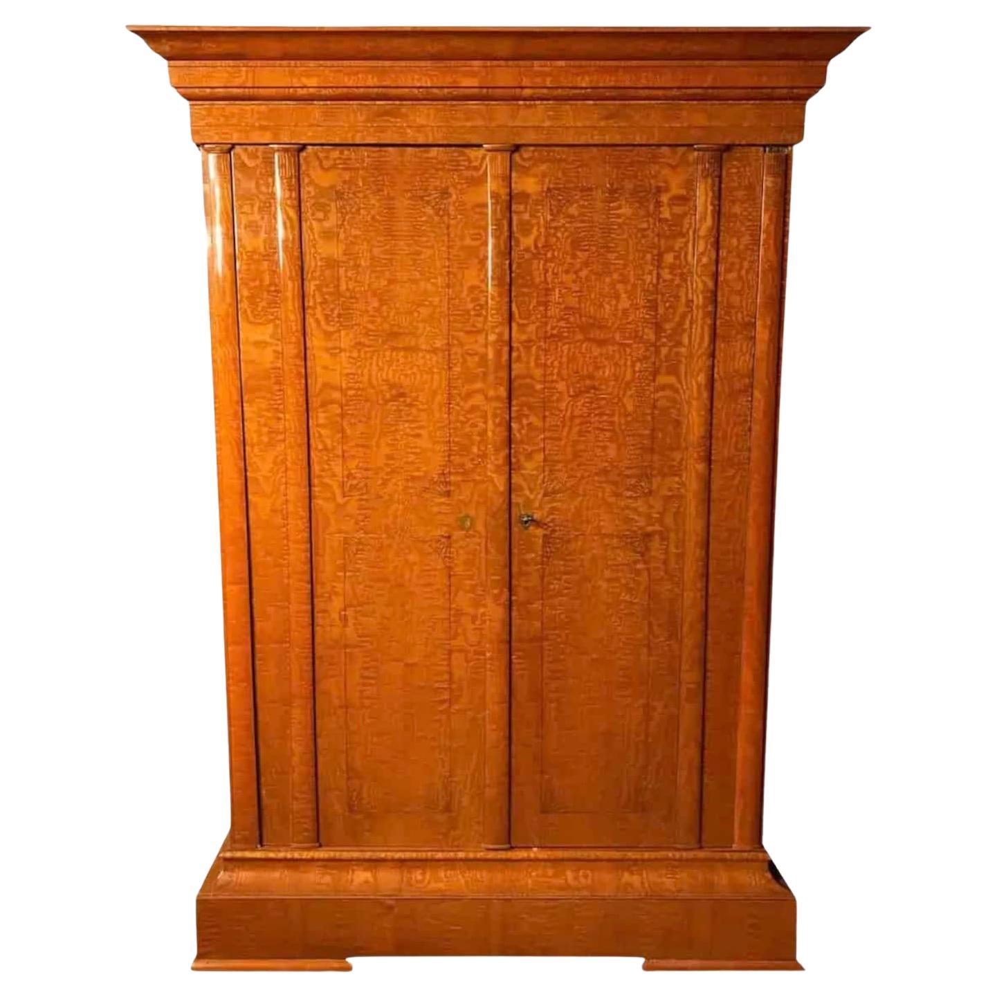 Biedermeier Wardrobe or Armoire 1810-20