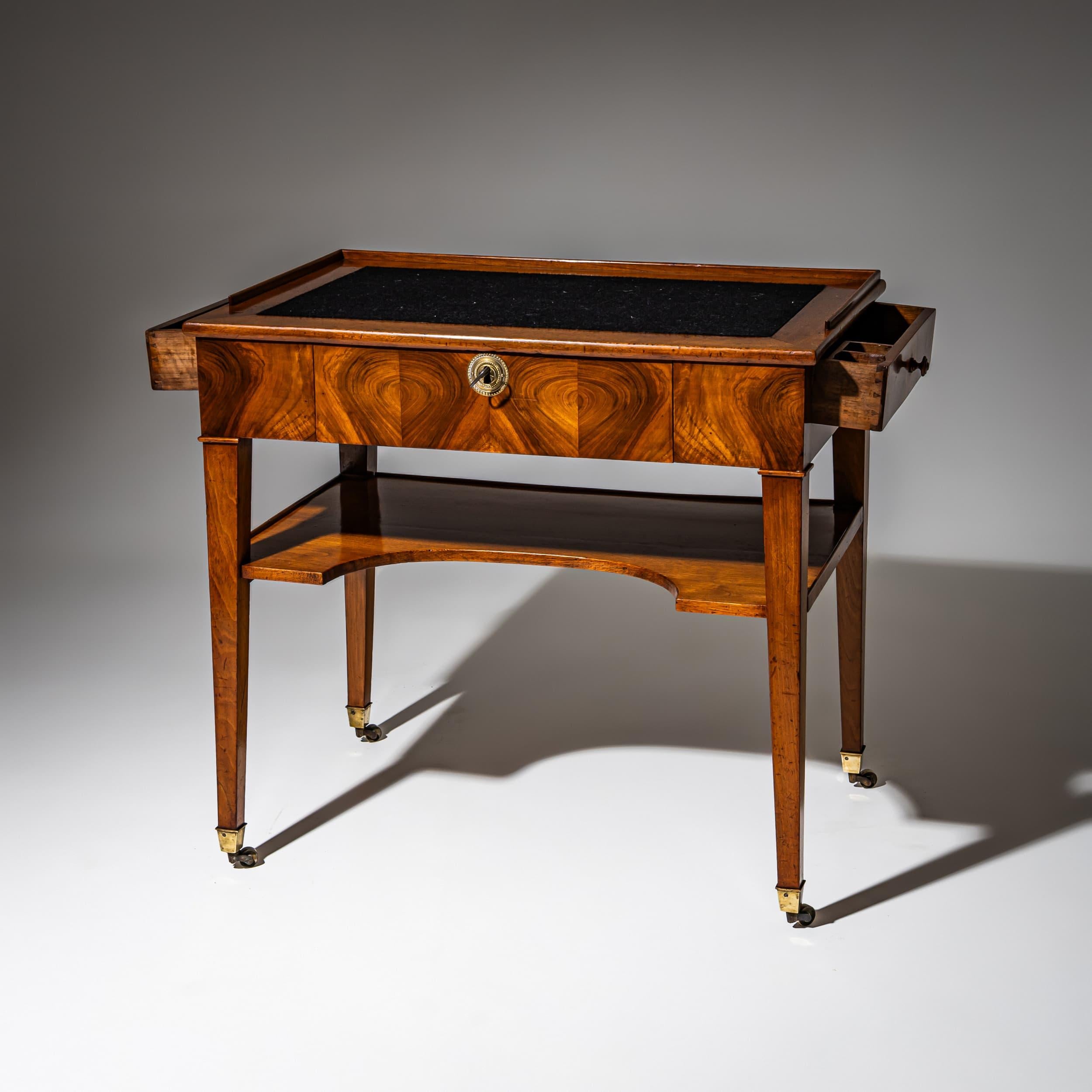 German Biedermeier Writing Desk, 19th Century For Sale