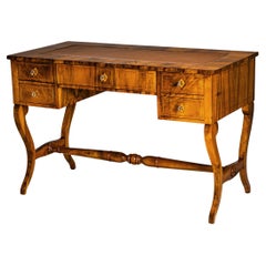 Biedermeier Writing Desk in Walnut, circa 1830