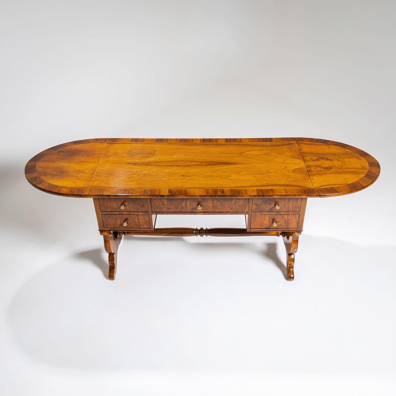 German Biedermeier Writing Table, circa 1830 For Sale