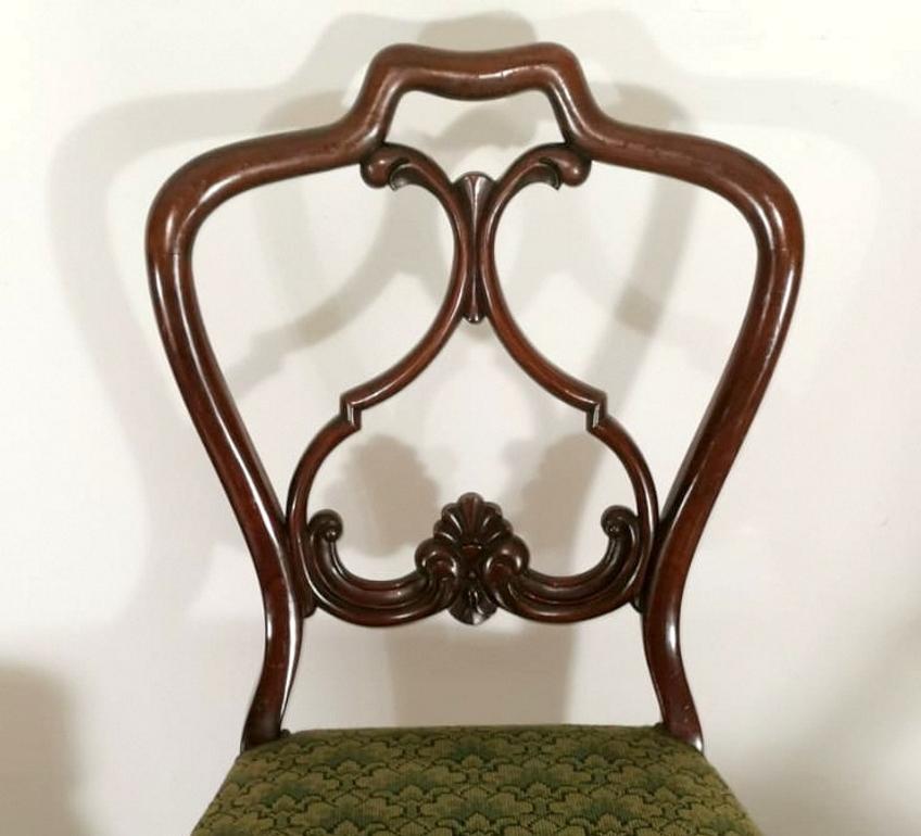Biedermeir Chairs 'set 4 pcs.' Danish Wood with 