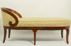 Biedermeier Chaise Lounge Recamier Sofa