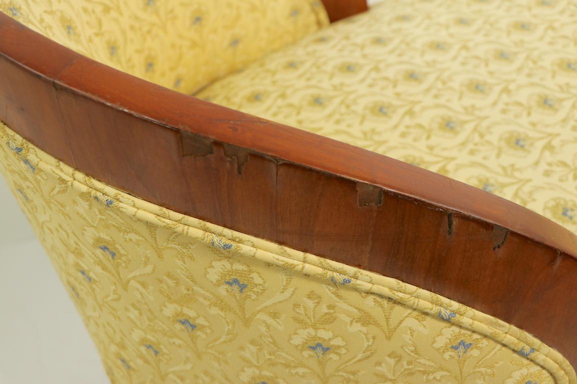 19th Century Biedermeier Chaise Lounge Recamier Sofa