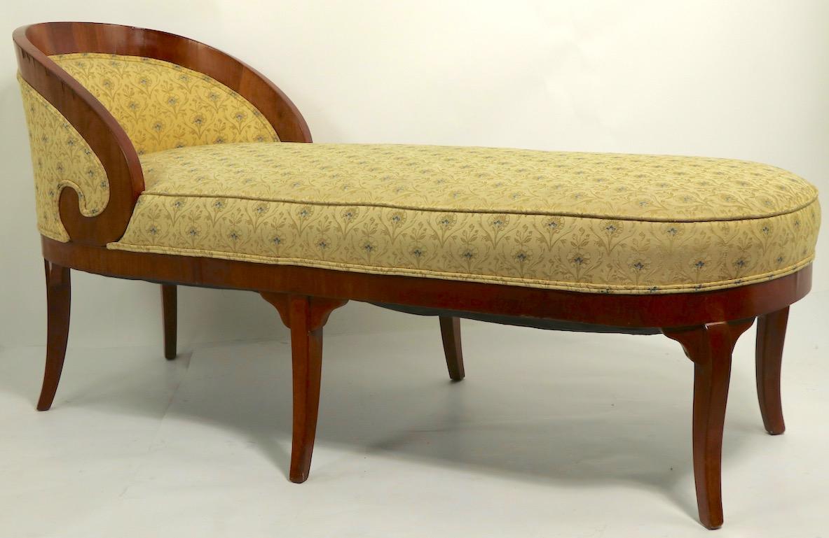 Upholstery Biedermeier Chaise Lounge Recamier Sofa