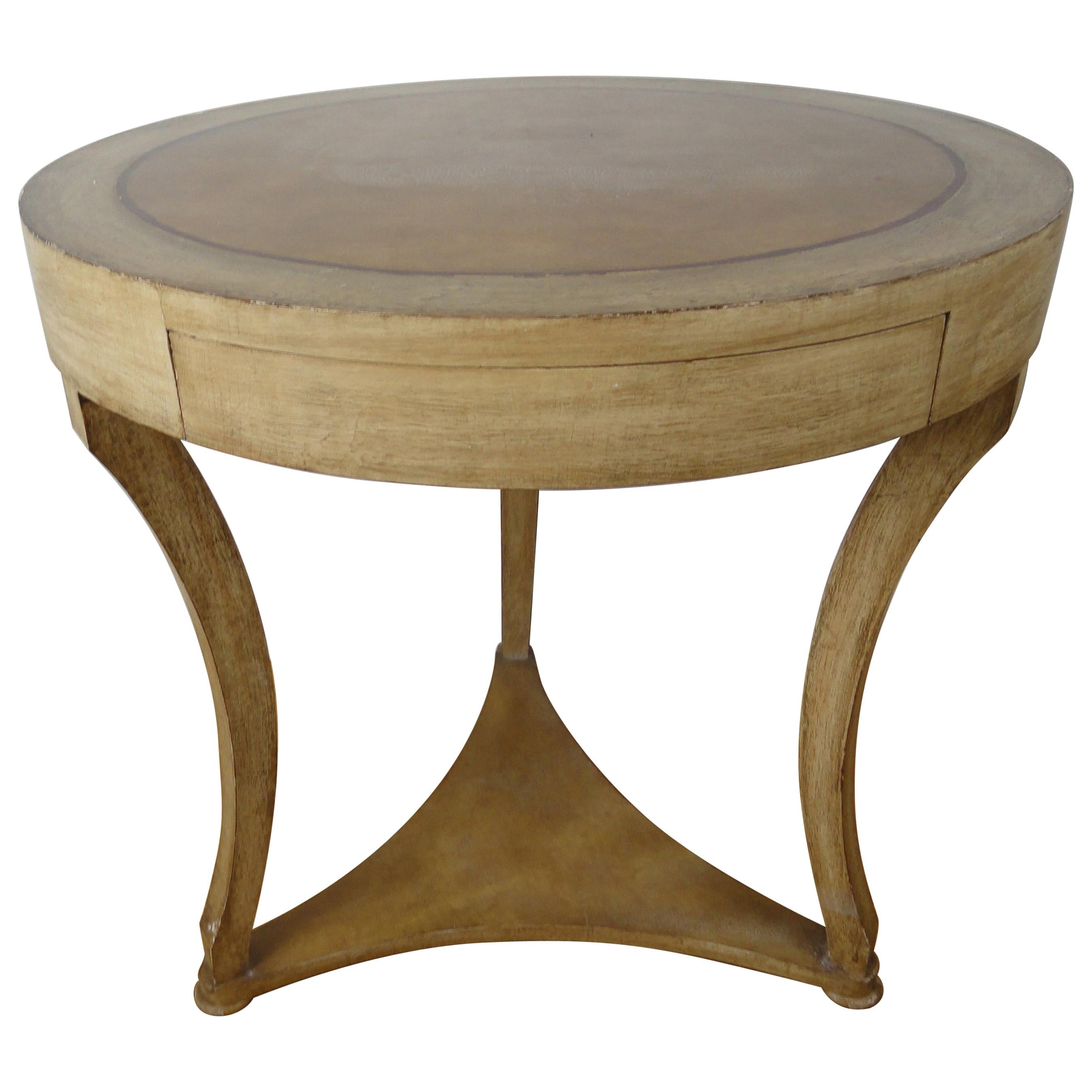 Biedermier Style Round Table For Sale