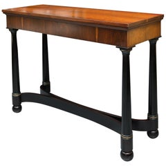 Vintage Biedermiere Style Rosewood Rectangular Sofa Table
