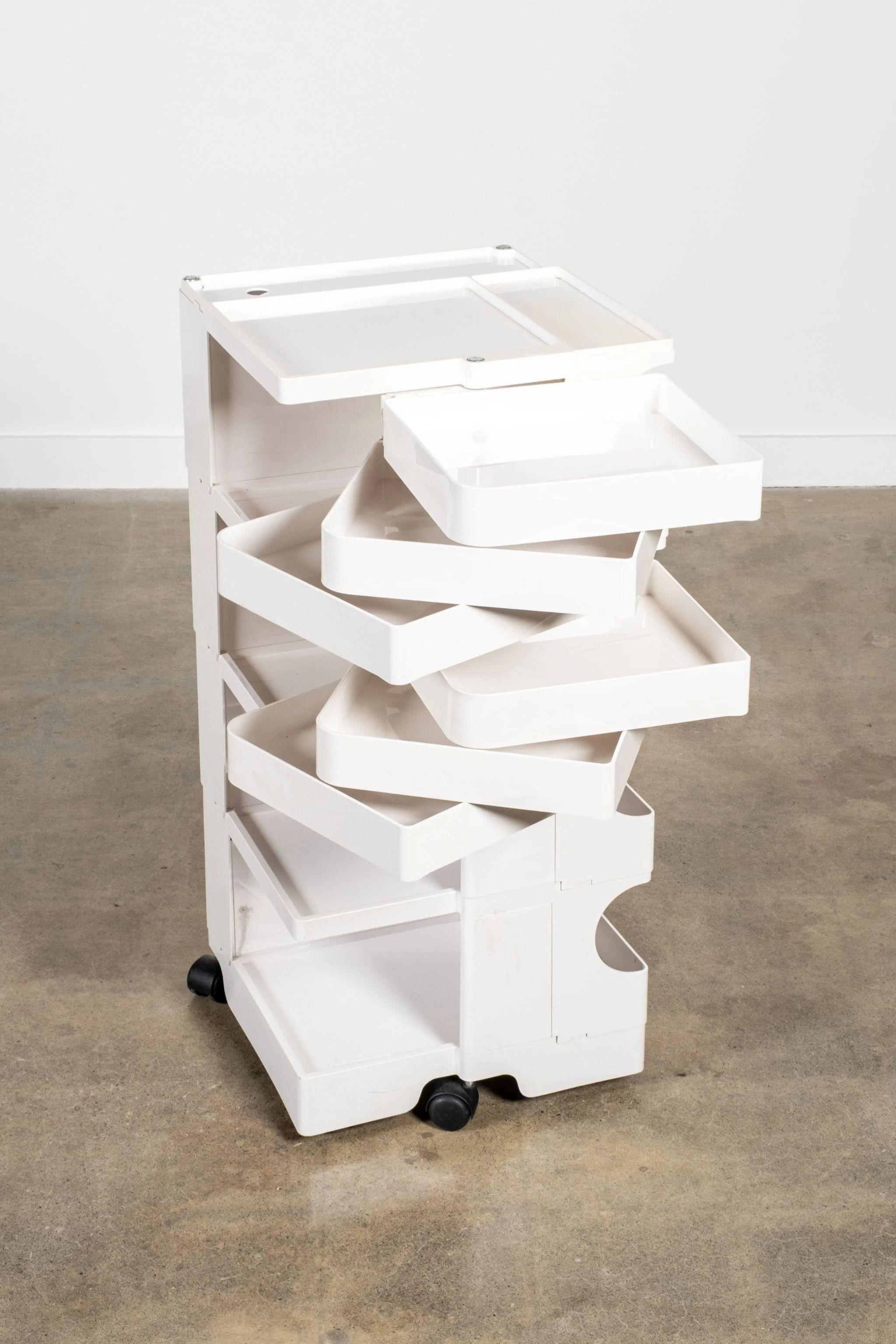 Post-Modern Bieffeplast Boby Storage Trolley, 6-drawer Tall, White