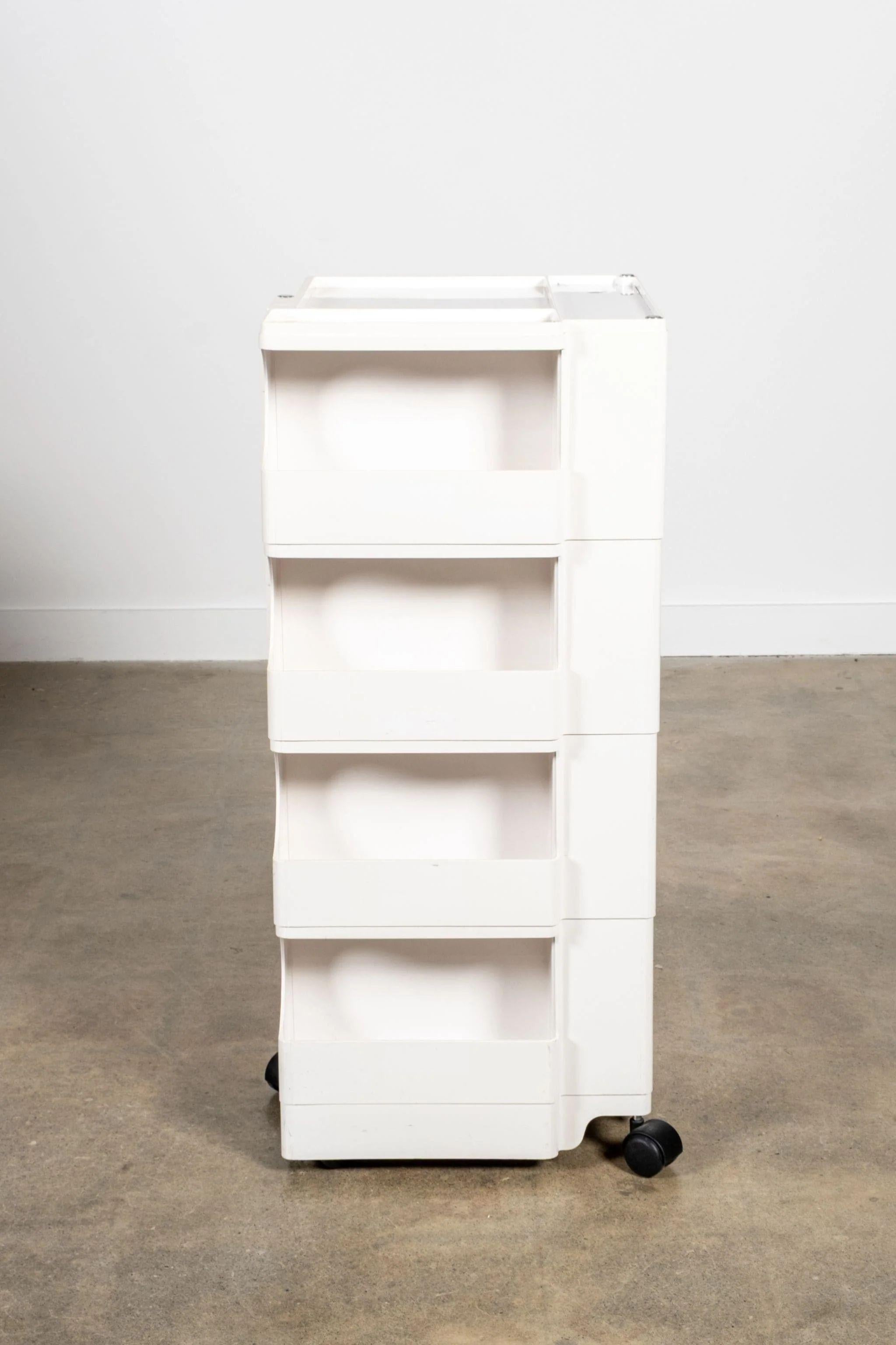 Bieffeplast Boby Storage Trolley, 6-drawer Tall, White 1