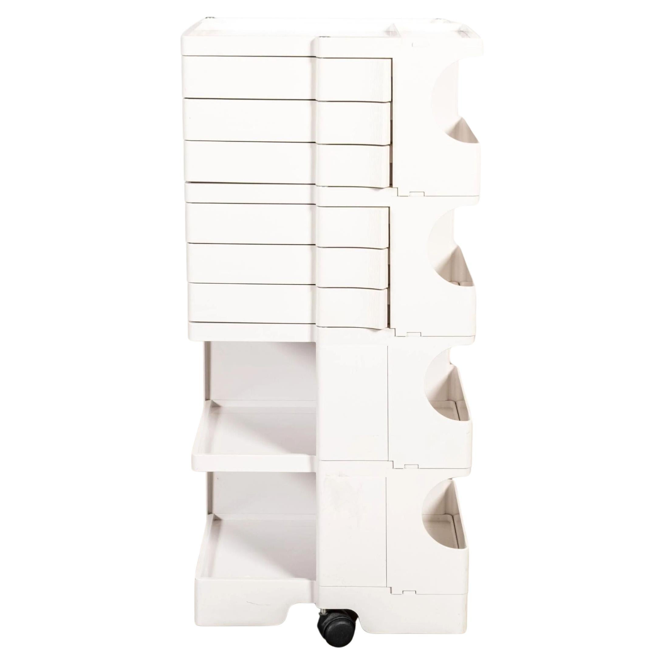 Bieffeplast Boby Storage Trolley, 6-drawer Tall, White