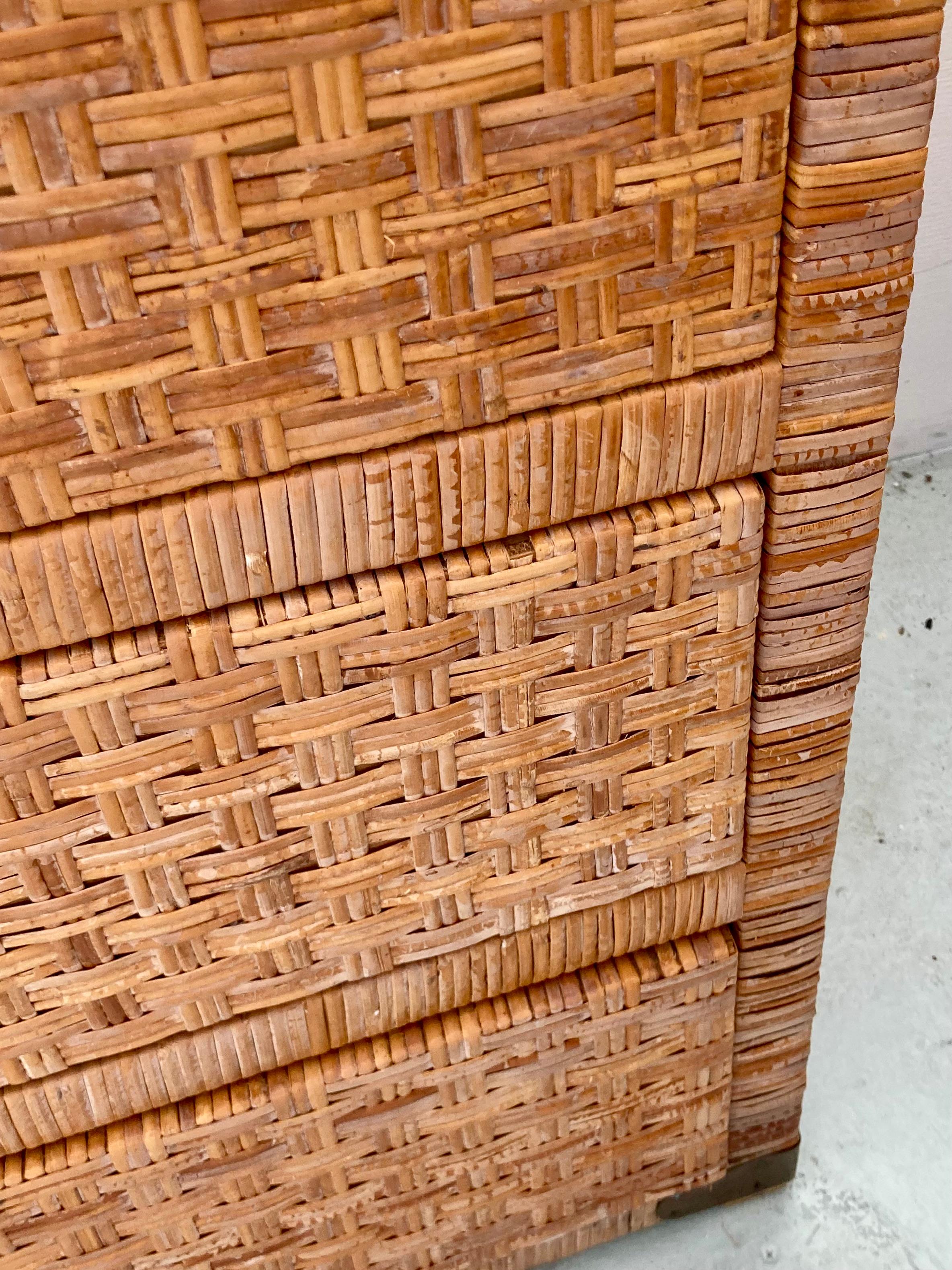 Bielecky Brothers Billy Baldwin Rattan Chest 8
