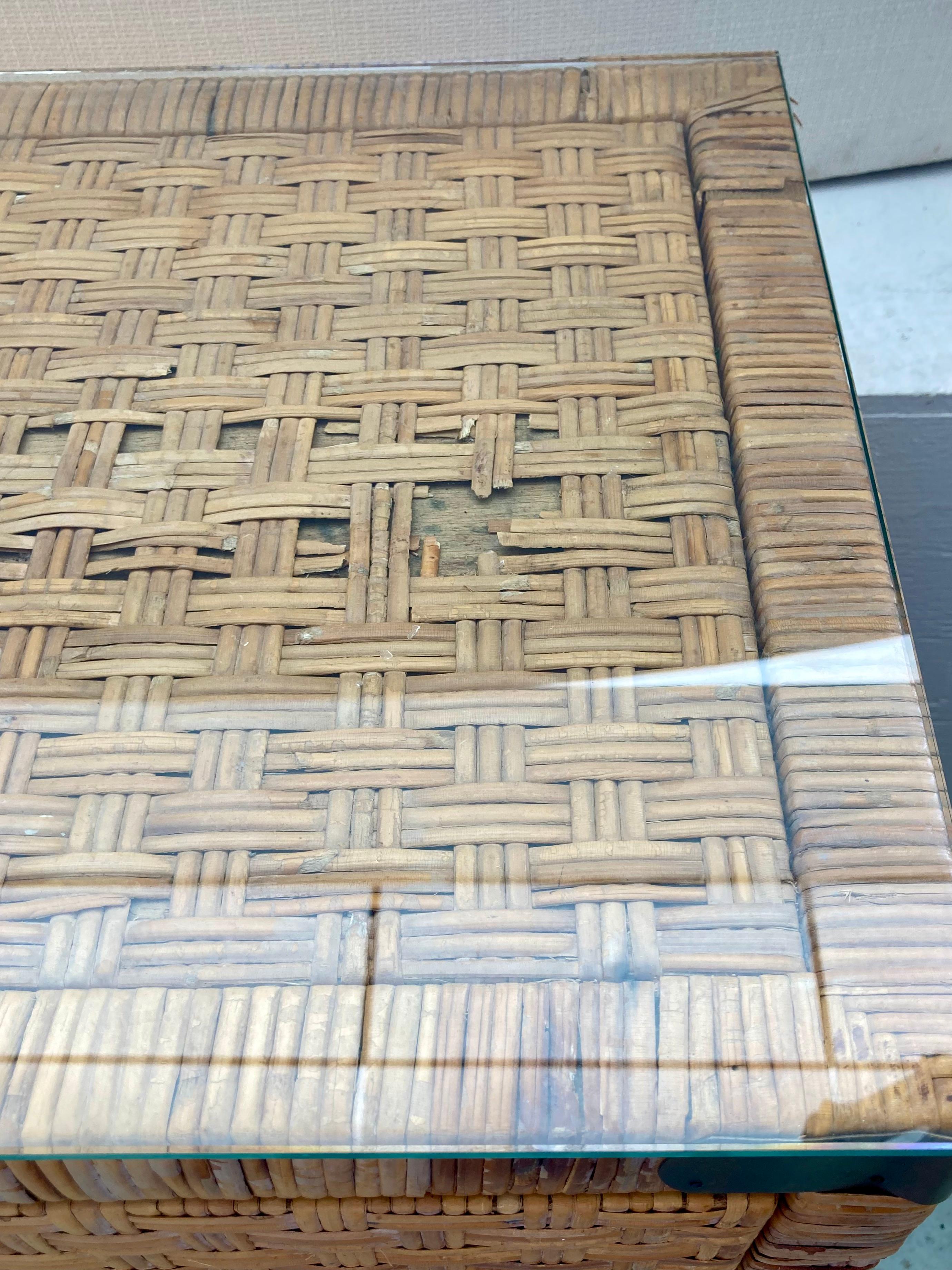 Bielecky Brothers Billy Baldwin Rattan Chest 2