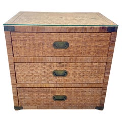 Bielecky Brothers Billy Baldwin Rattan Chest