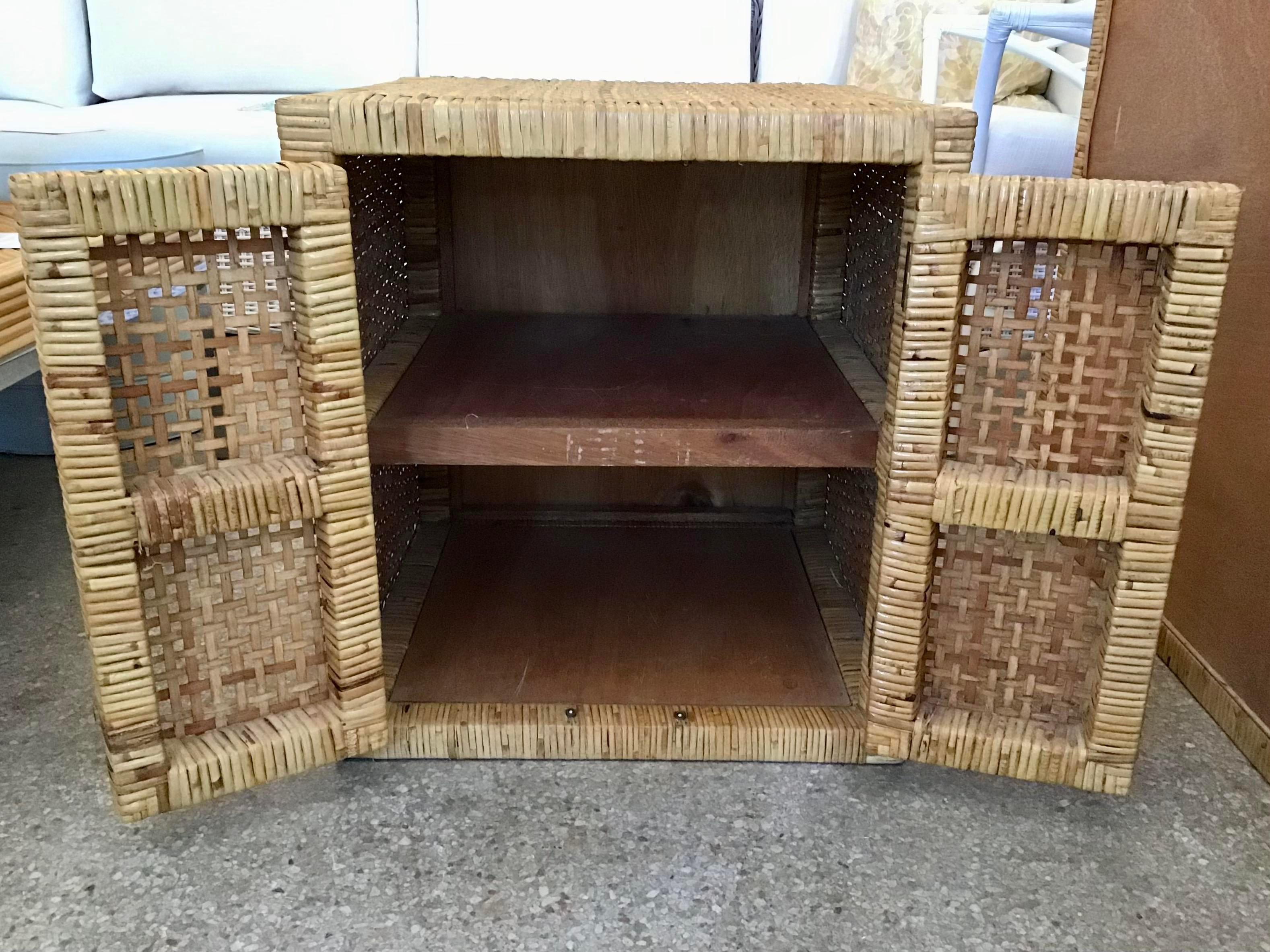 Bielecky Brothers Boho Chic Rattan Two Door Cabinet 3