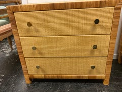 Bielecky Brothers Cane and Rattan Chest of Drawers
