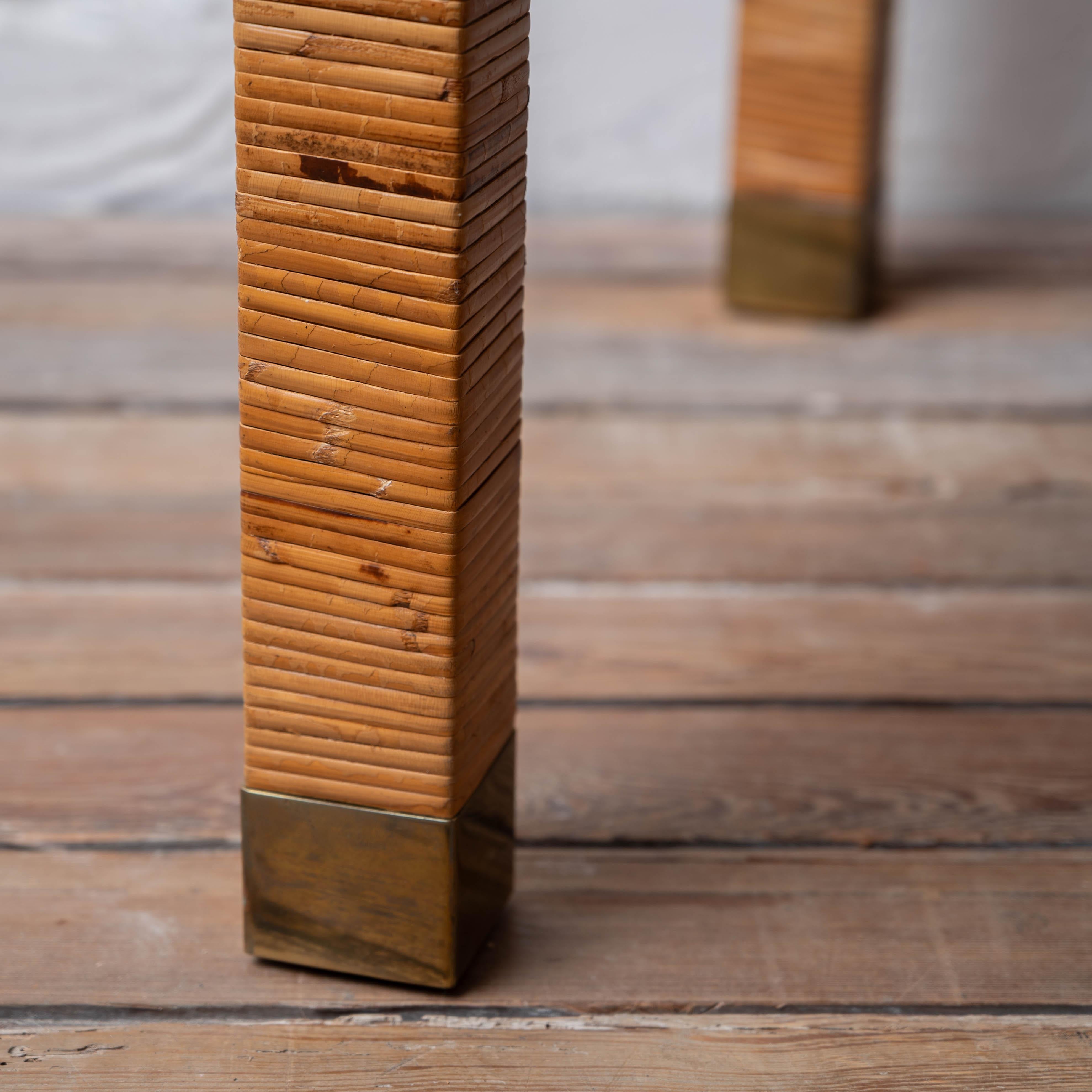 Bielecky Brothers Cane Writing Table For Sale 2