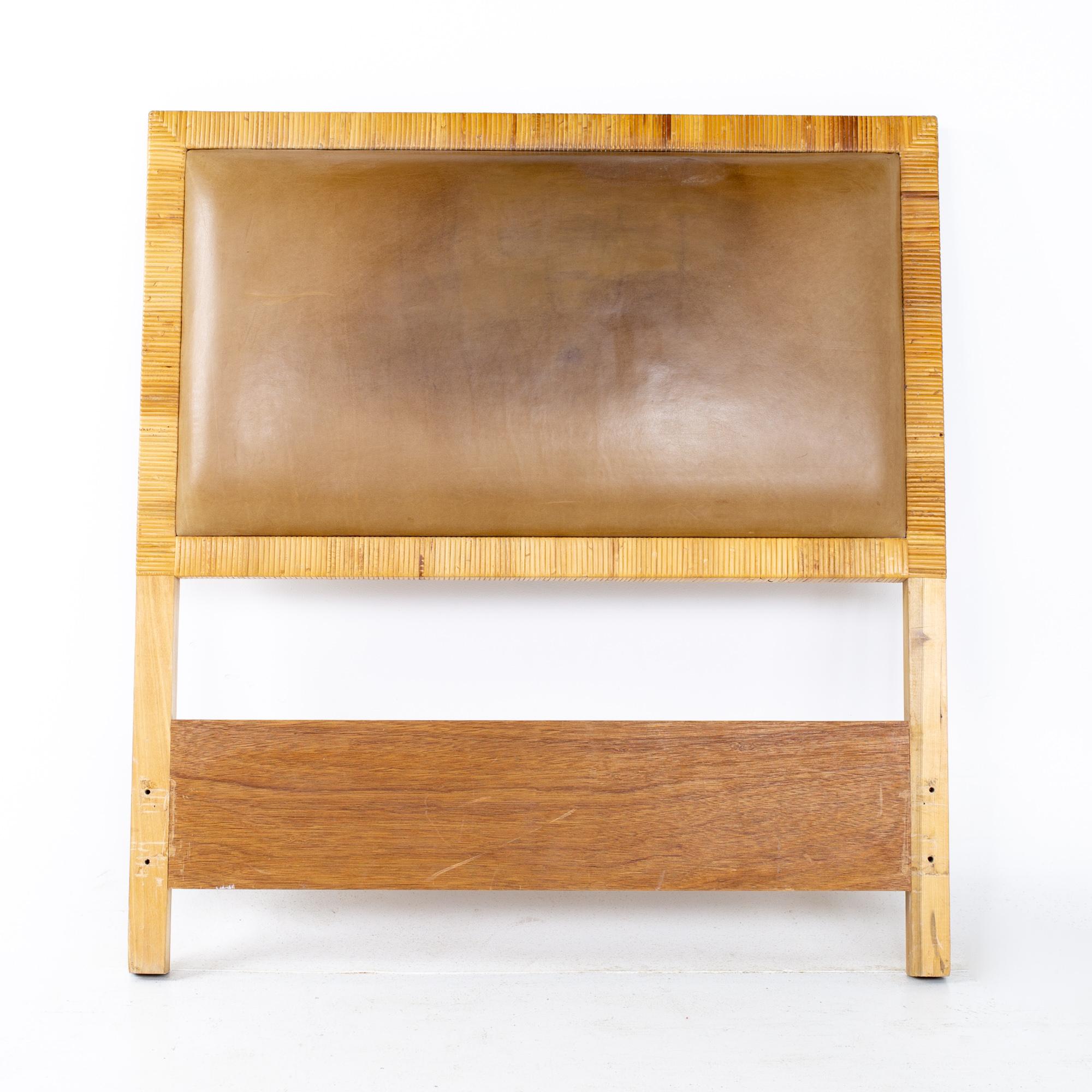 mid century twin headboard