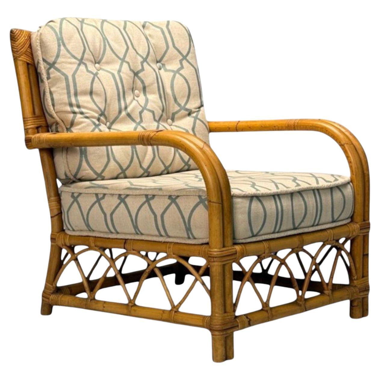 Bielecky Brothers, Modern, Single Lounge Chair, Cane, Bamboo, USA, 21st C.