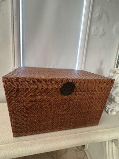 Bielecky Brothers Rattan Trunk Coffee Table