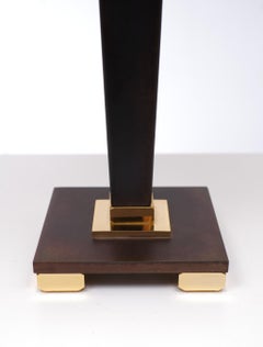 Lampada da tavolo in bronzo Bielefelder Werkstatte, anni '80, Italia