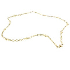 Bielka 18 Karat Yellow Gold Diamond by The Yard Sunflower Chain Necklace
