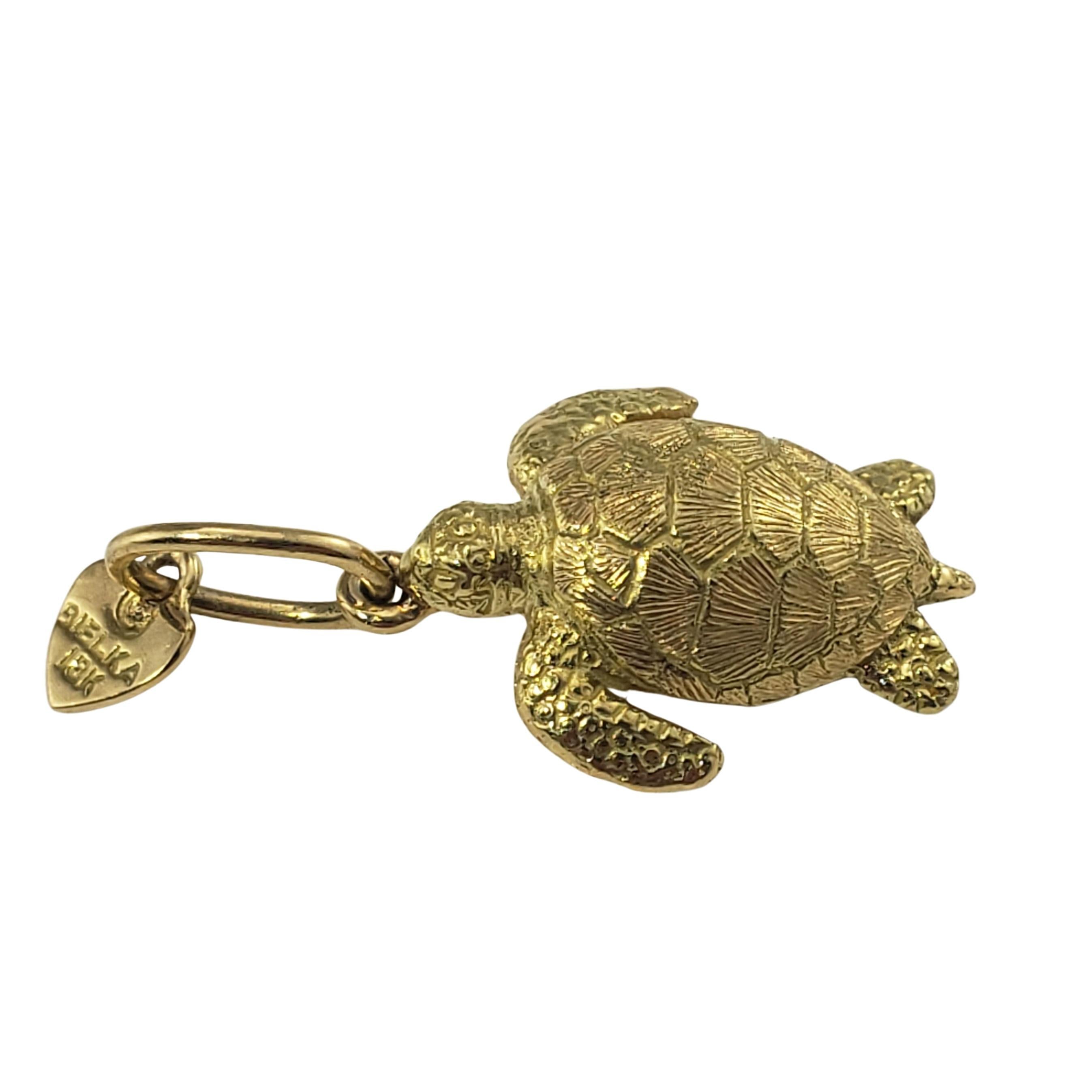 gold turtle charm