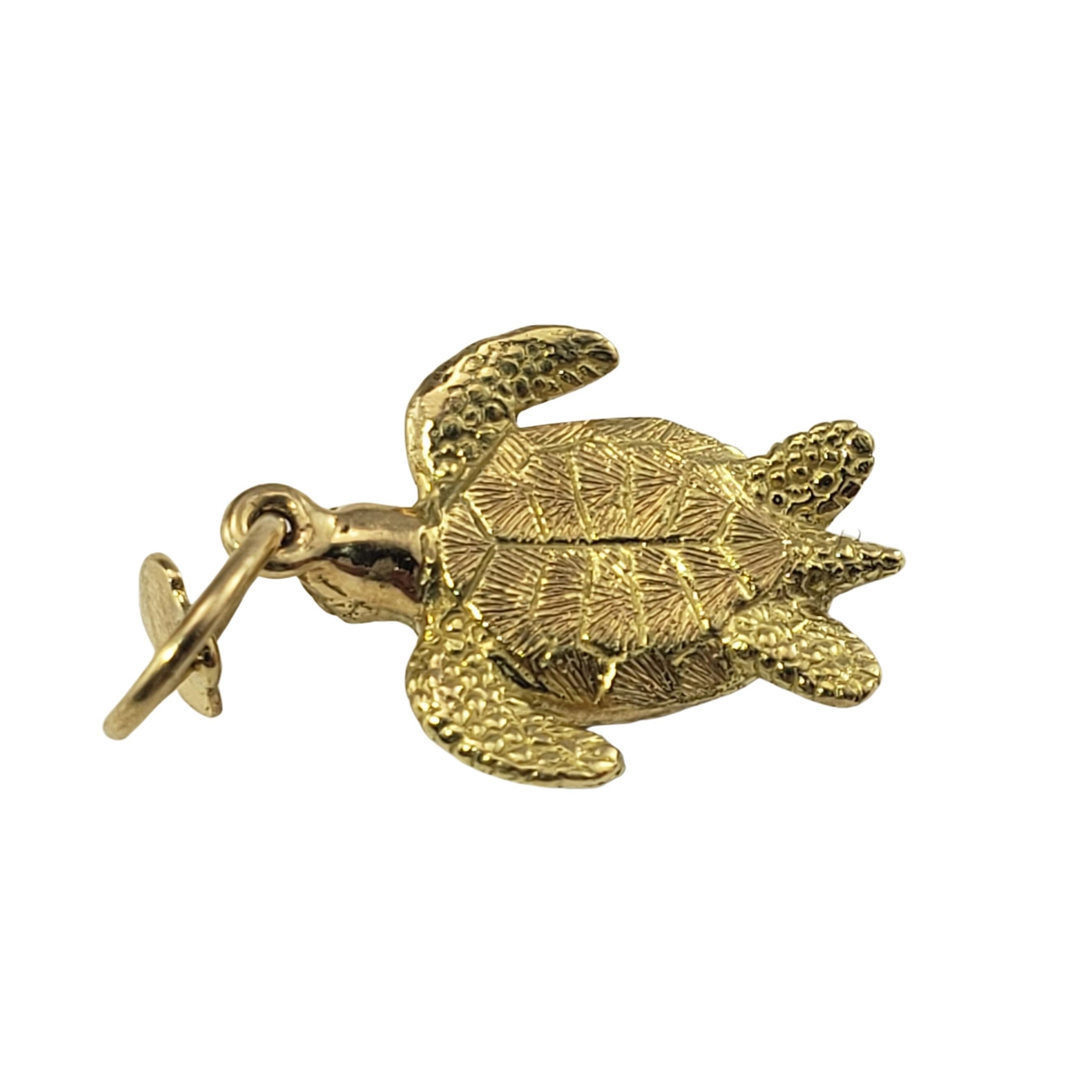 Women's Bielka 18 Karat Yellow Gold Sea Turtle Charm