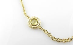 Bielka 18 Karat Yellow Gold Citrine Sunflower Necklace/Choker