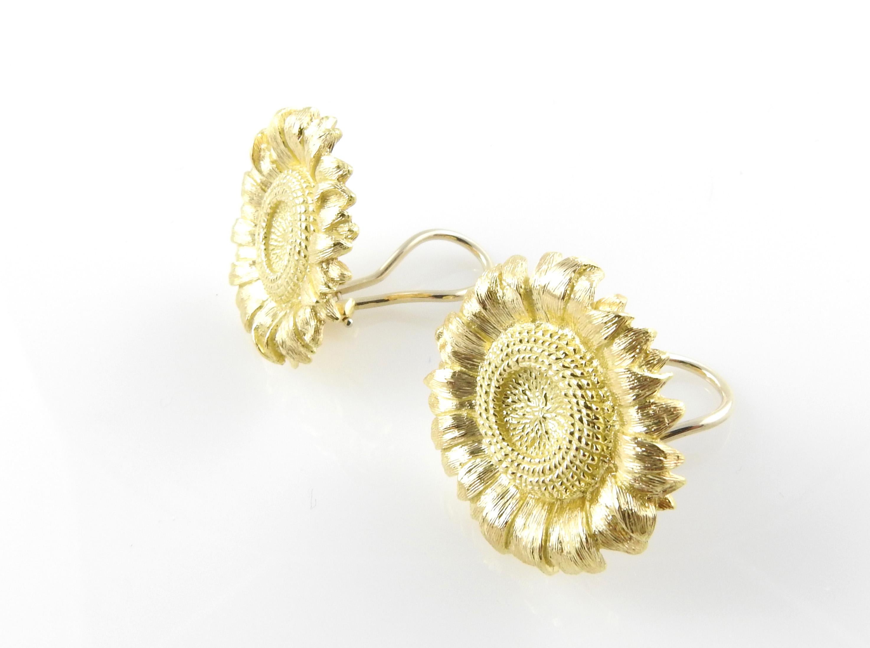 Bielka 18K Yellow Gold Sunflower Earrings

These statement earrings are approx. 1