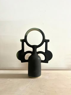 Bienvenida I: Sculpture by Aniana Heras, Hand-Painted Ceramic