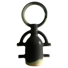 Bienvenida II. Sculpture by Aniana Heras, Hand-Painted Ceramic