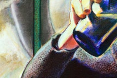 Biff Elrod (American 1946 -) Massive (183 x 138cm) Oil painting on canvas 1994