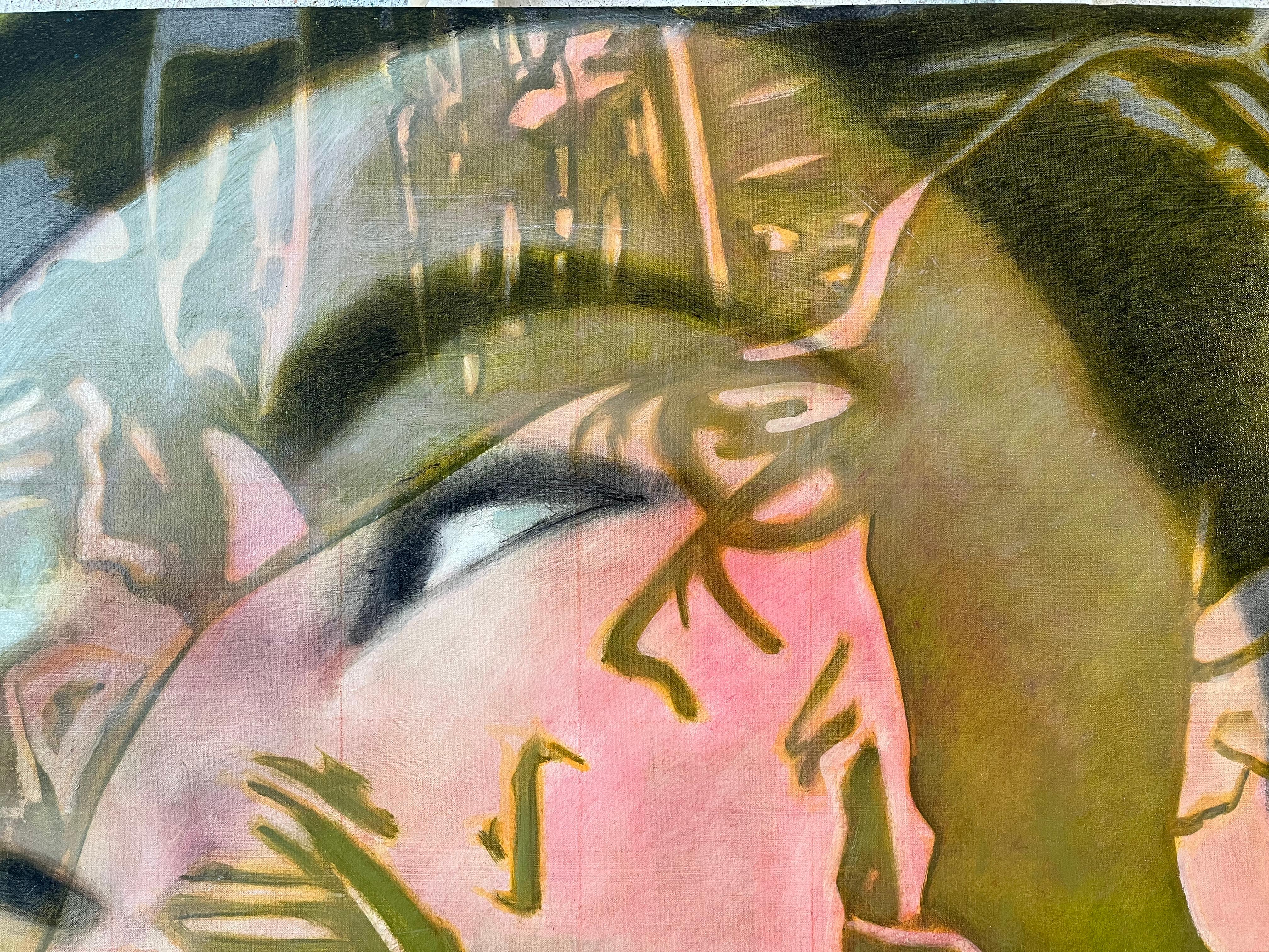 Sguardo laterale - Painting di Biff Elrod
