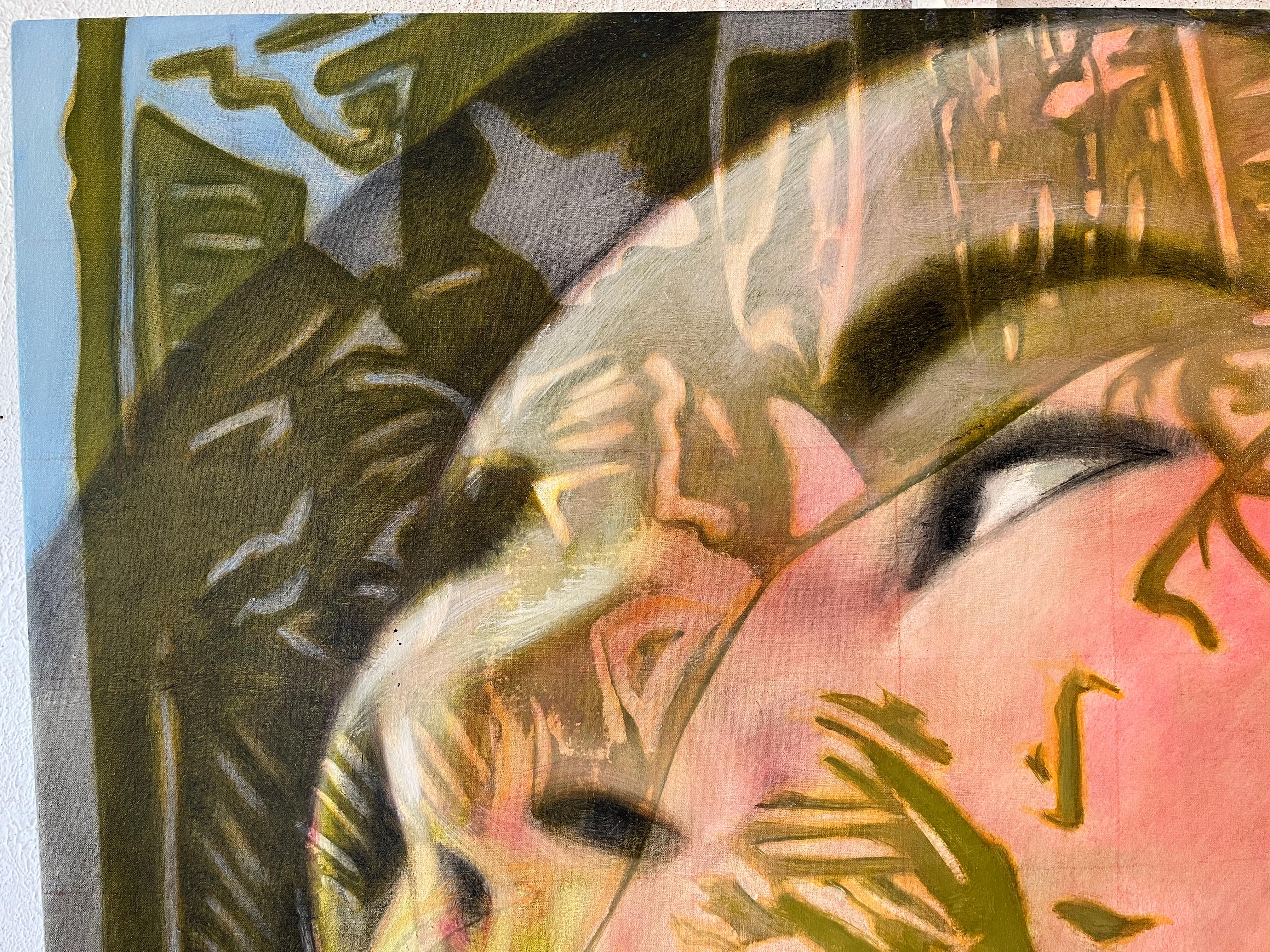 Sguardo laterale - Painting Contemporaneo di Biff Elrod