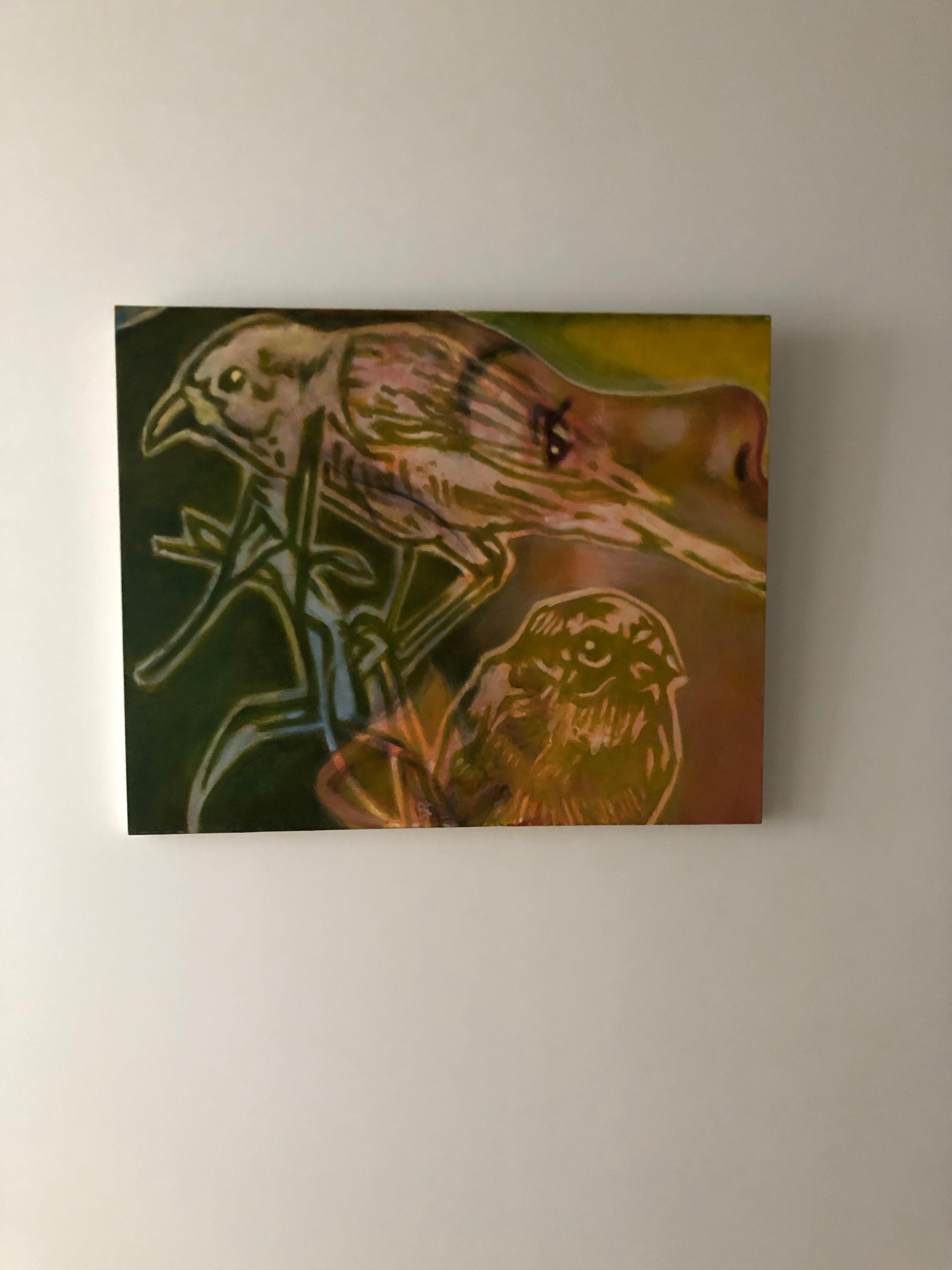 Sguardo laterale II - Painting di Biff Elrod