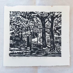 Woodcut Landscape Prints