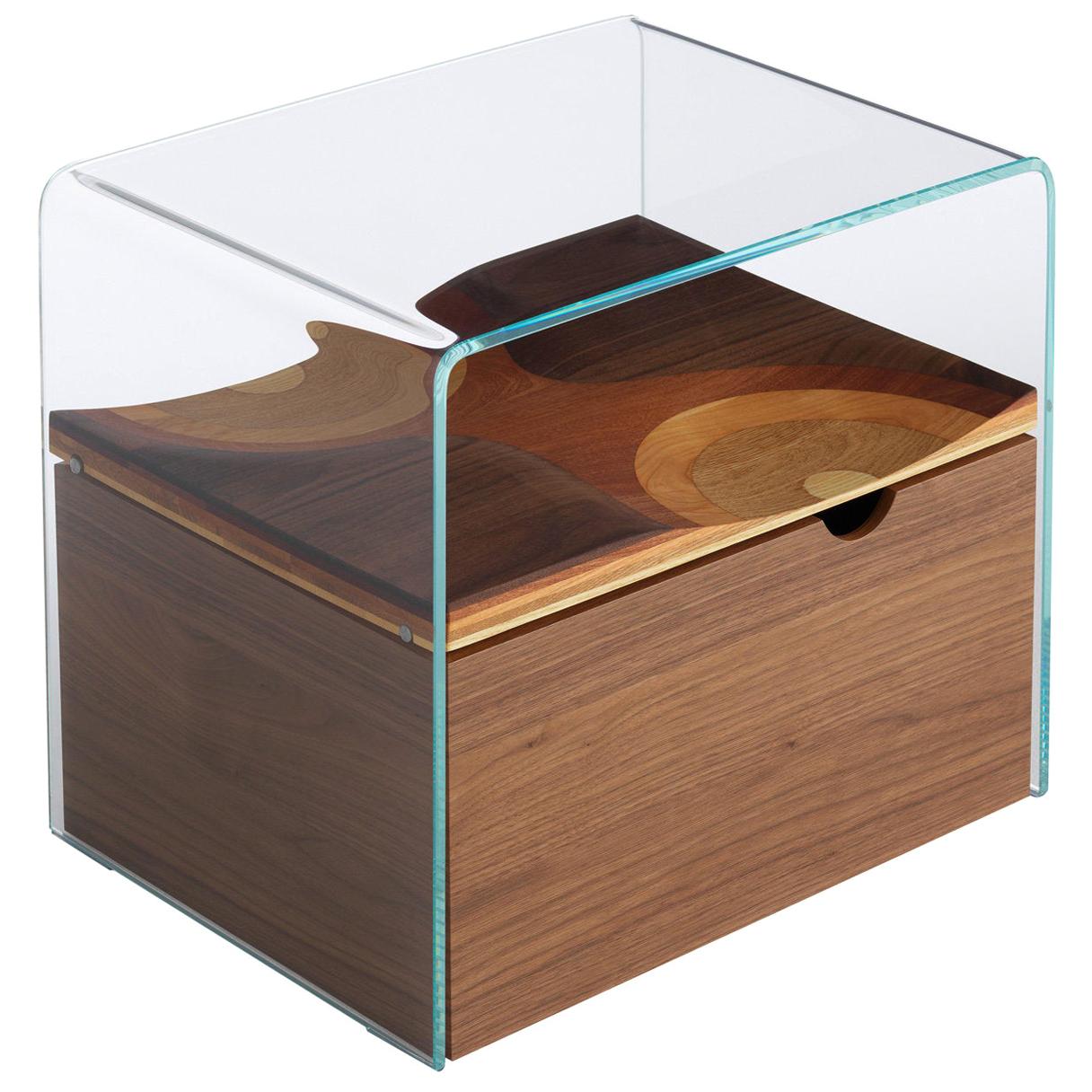 Bifronte Nightstand with Drawer by Toyo Ito For Sale