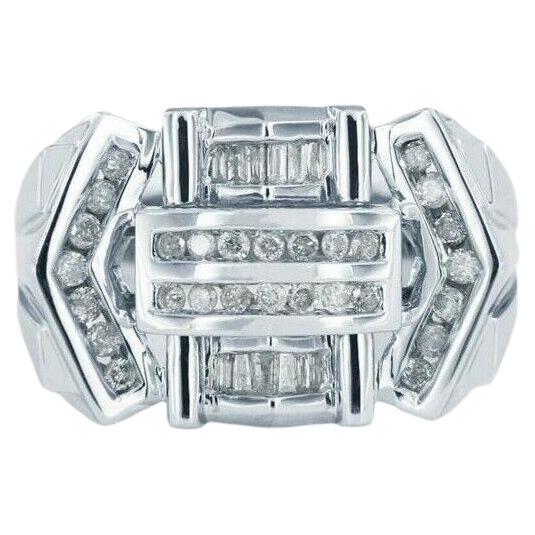 Grande 1,00ct. Anillo de diamantes en oro blanco en venta