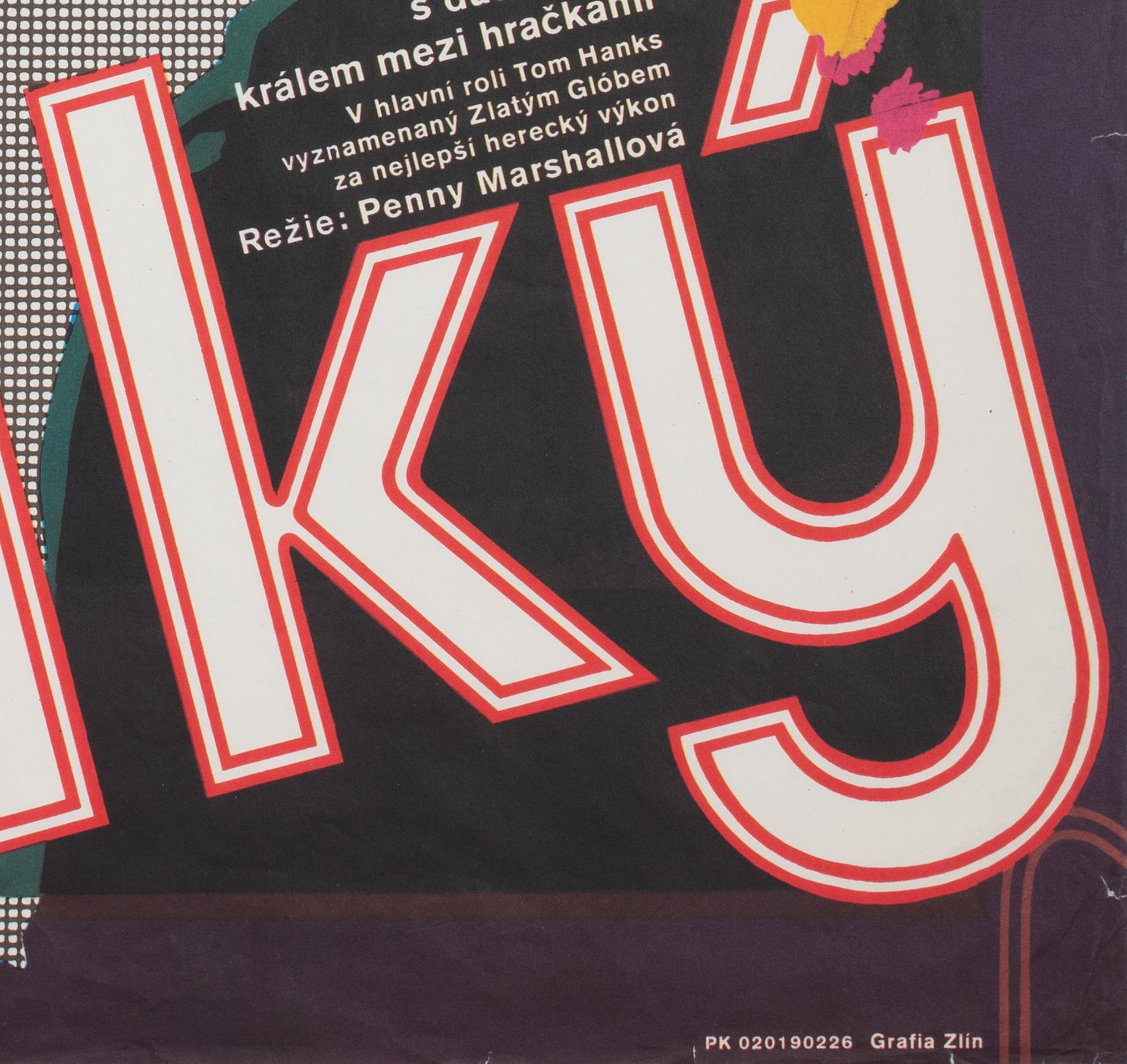 Gran cartel de película checa A1 de 1988, Bartosova en venta 2