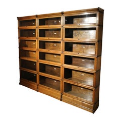 Big 19th Century Oak Globe Wernicke Bookcase