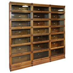 Big 19th Century Oak Globe Wernicke Bookcase