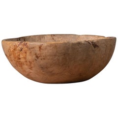 Big 19th Century Swedish Genuine Root Bowl