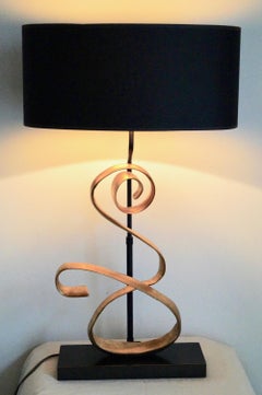 Big Hollywood Regency Table Lamp, France, 1970s