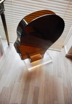 Big Acrylic sculpture "Tête Cultivée" by Nicola L., France 1970