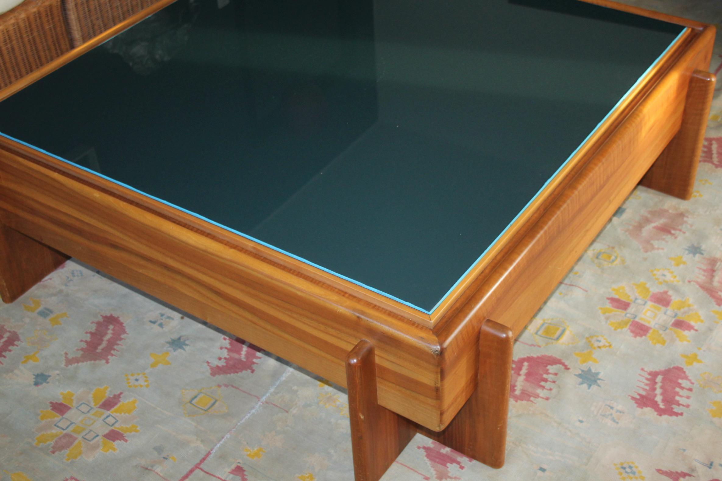 Big Afra and Tobia Scarpa style coffee Table For Sale 5